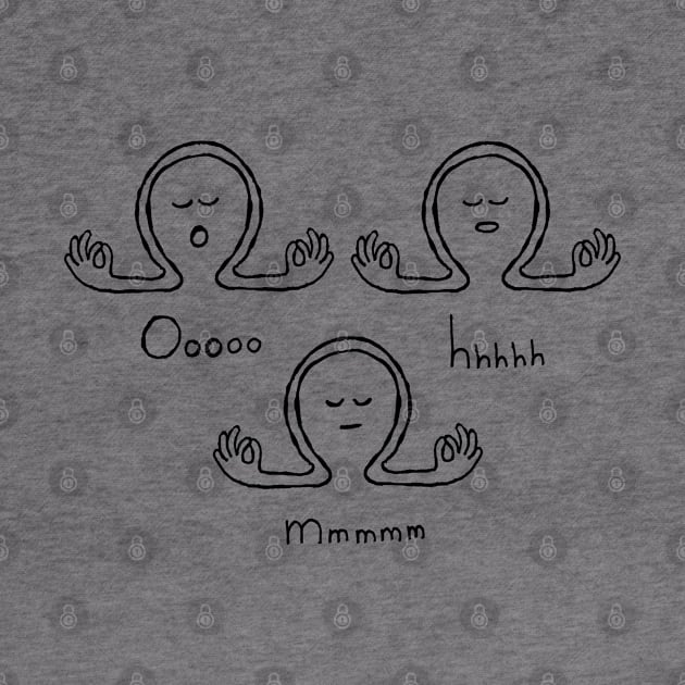 Meditating ohm physics science joke by HAVE SOME FUN